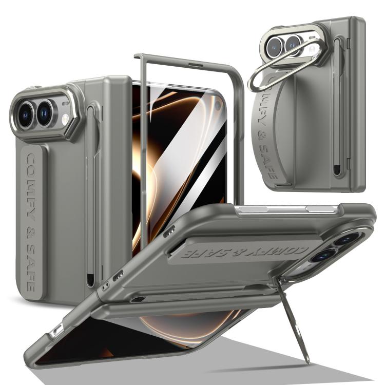 Integrated Lens Frame Bracket Case with Wristband — iPhone Duo