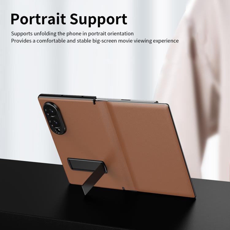 Vegan Leather Flip Case with Stand — Galaxy Z Fold8 Ultra