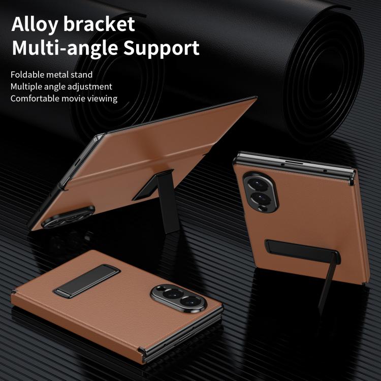 Vegan Leather Flip Case with Stand — Galaxy Z Fold8 Ultra