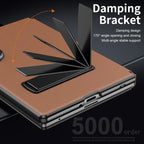 Vegan Leather Flip Case with Stand — Galaxy Z Fold8 Ultra