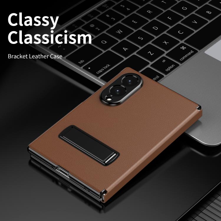 Vegan Leather Flip Case with Stand — Galaxy Z Fold8 Ultra