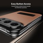 Flip Cover Folding Holder Vegan Leather Case — iPhone Duo