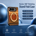 Kevlar-Weave 360° Kickstand Case with Film — iPhone Duo