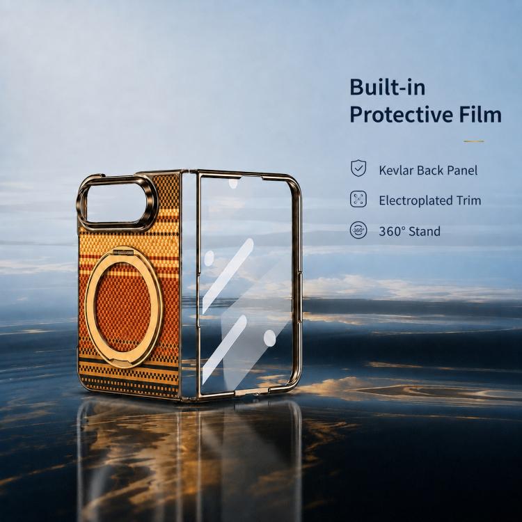 Kevlar-Weave 360° Kickstand Case with Film — iPhone Duo