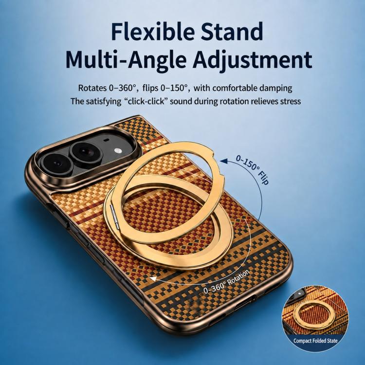 Kevlar-Weave 360° Kickstand Case with Film — iPhone Duo