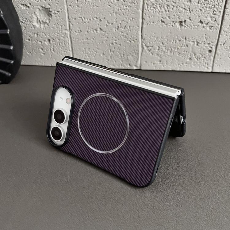 Fiber Texture Fine Circle Magnetic Case — iPhone Duo