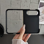Fiber Texture Fine Circle Magnetic Case — iPhone Duo