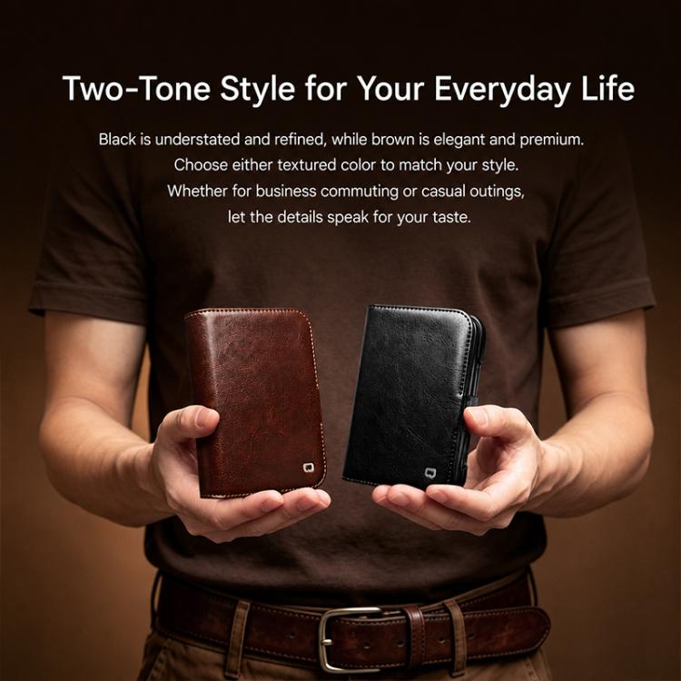 Magnetic Buckle Leather Case — iPhone Duo