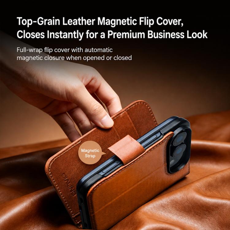 Vintage Calfskin Leather Case — iPhone Duo