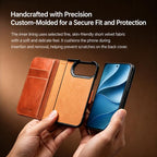 Vintage Calfskin Leather Case — iPhone Duo