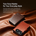 Vintage Calfskin Leather Case — iPhone Duo