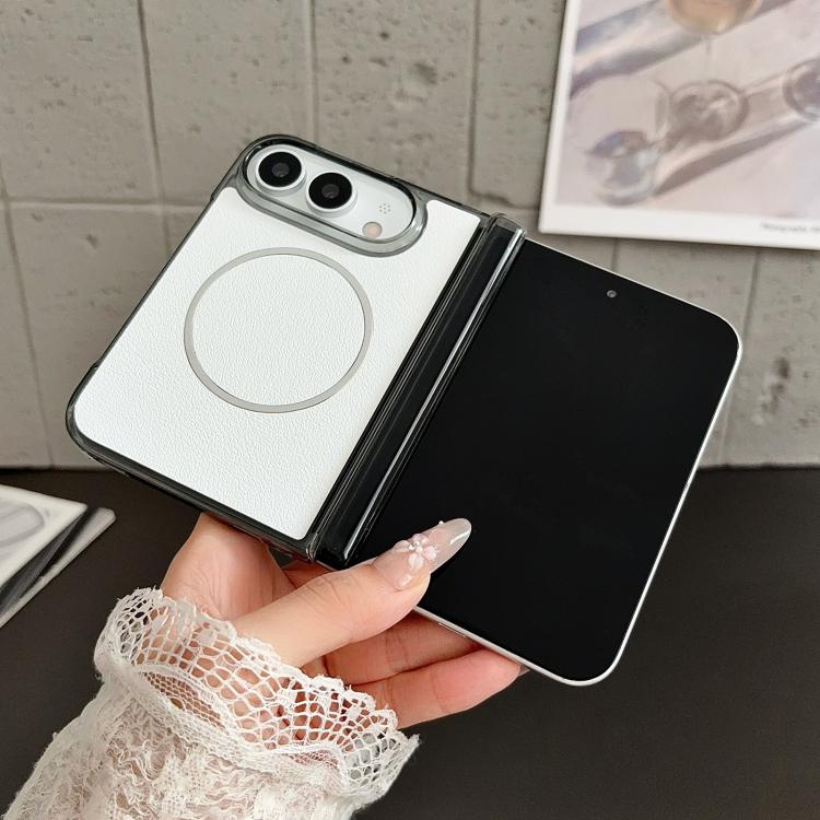 Folding-Shaft MagSafe Leather Case — iPhone Duo