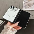 Folding-Shaft MagSafe Leather Case — iPhone Duo