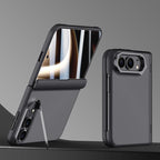 Shield Armor Matte Frosted Case with Film & Lens Holder — iPhone Duo