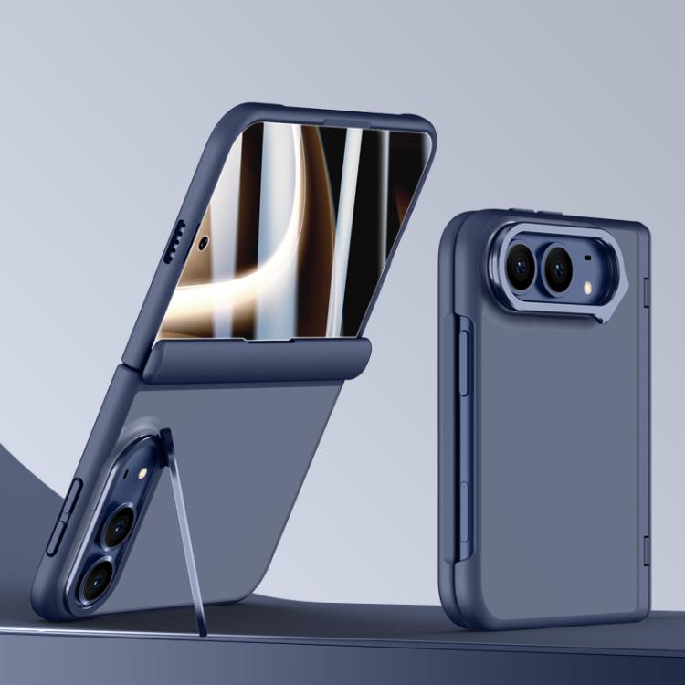 Shield Armor Matte Frosted Case with Film & Lens Holder — iPhone Duo