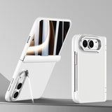 Shield Armor Matte Frosted Case with Film & Lens Holder — iPhone Duo