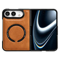 Crazy Horse Texture Magnetic PU Case — iPhone Duo