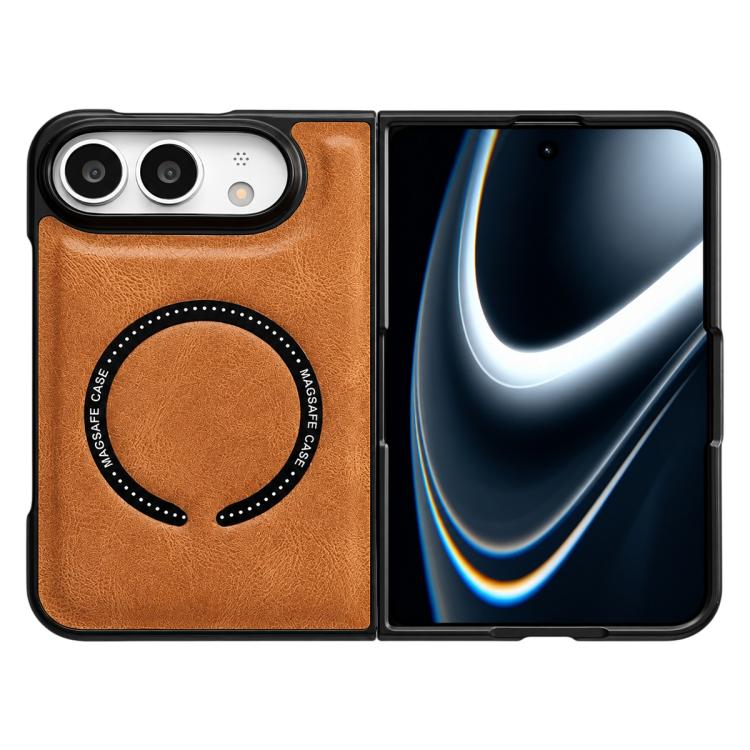 Crazy Horse Texture Magnetic PU Case — iPhone Duo