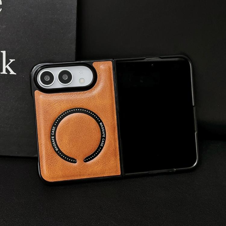 Crazy Horse Texture Magnetic PU Case — iPhone Duo