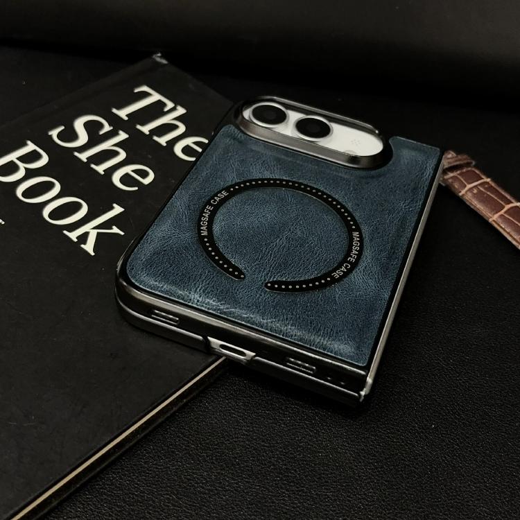 Crazy Horse Texture Magnetic PU Case — iPhone Duo