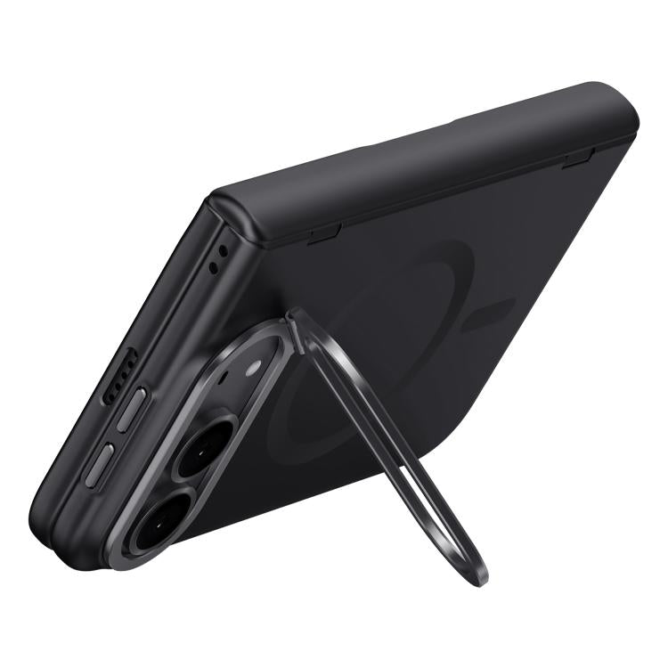 Crazy Series Skin-Feel Magnetic Case with Privacy Film & Lens Holder — iPhone Duo