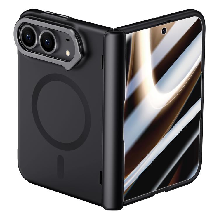 Crazy Series Skin-Feel Magnetic Case with Privacy Film & Lens Holder — iPhone Duo
