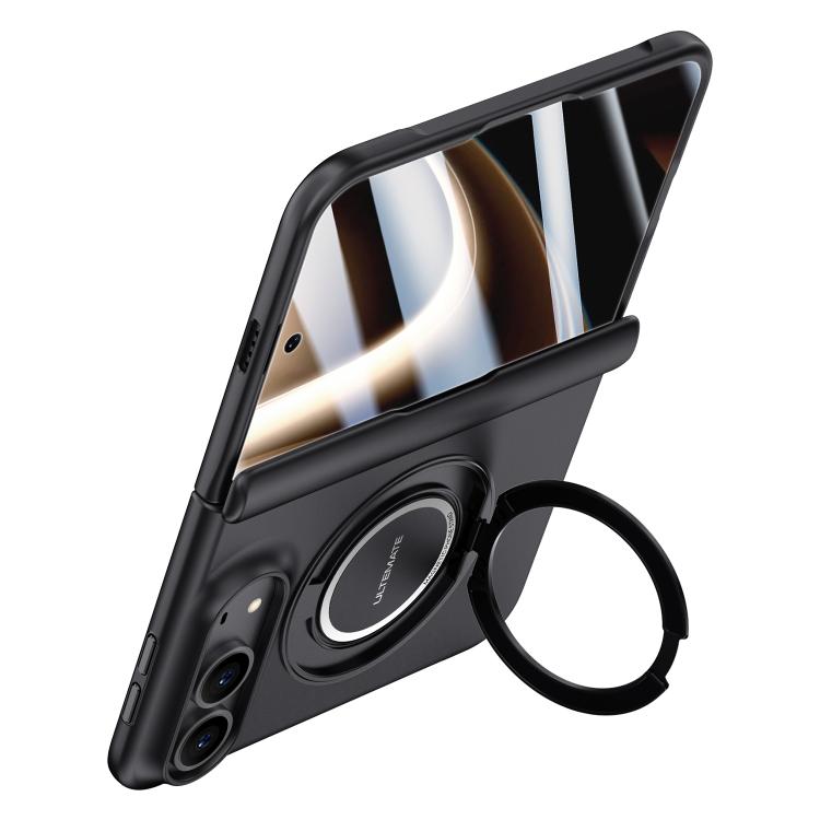 Premium HD Film Magnetic Case with Wrist Strap & Ring Holder — iPhone Duo