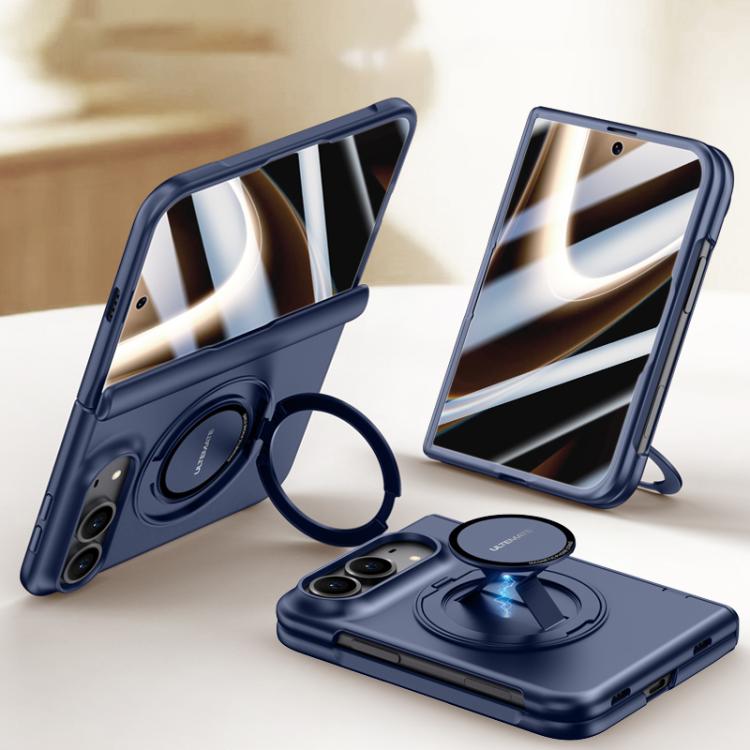 Premium HD Film Magnetic Case with Wrist Strap & Ring Holder — iPhone Duo