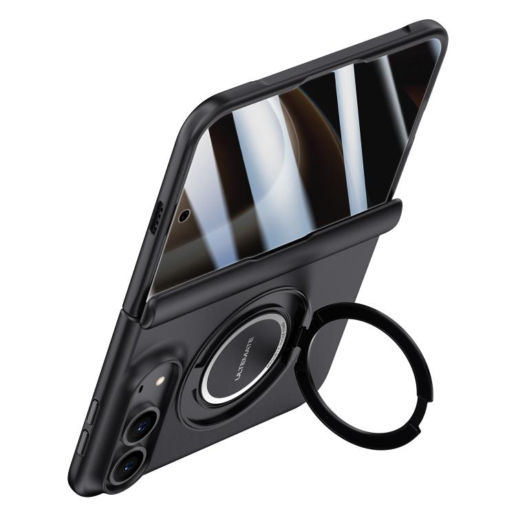 Premium Privacy Film Magnetic Case with Wrist Strap & Ring Holder — iPhone Duo