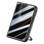 Premium Privacy Film Magnetic Case with Wrist Strap & Ring Holder — iPhone Duo