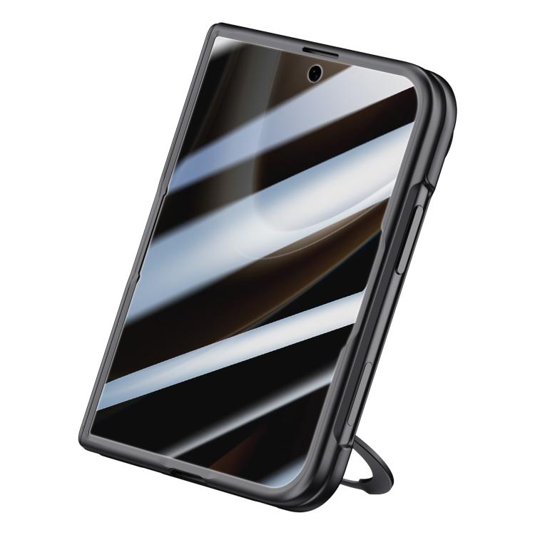 Premium Privacy Film Magnetic Case with Wrist Strap & Ring Holder — iPhone Duo