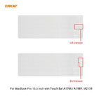 3-in-1 Matte Case with Keyboard Film — MacBook Pro 13.3 A1706 (EU Layout)