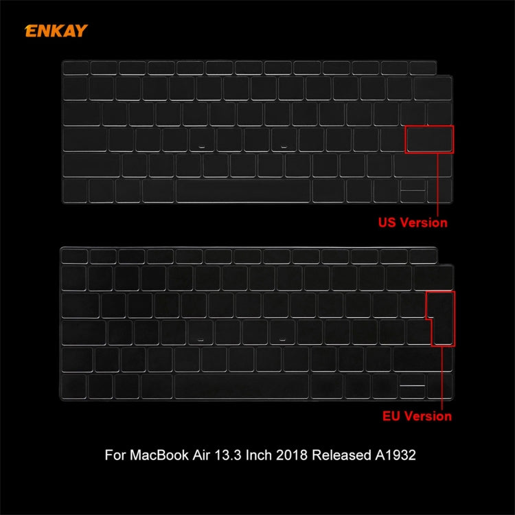 3-in-1 Matte Case with Keyboard Film — MacBook Air 13.3 A1932 (US Layout)