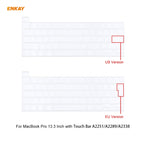 3-in-1 Matte Case with Keyboard Film — MacBook Pro 13.3 A2251 (EU Layout)