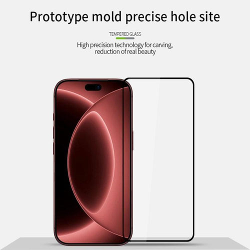 9H Full-Coverage Tempered Glass Screen Protector — iPhone 18 Pro
