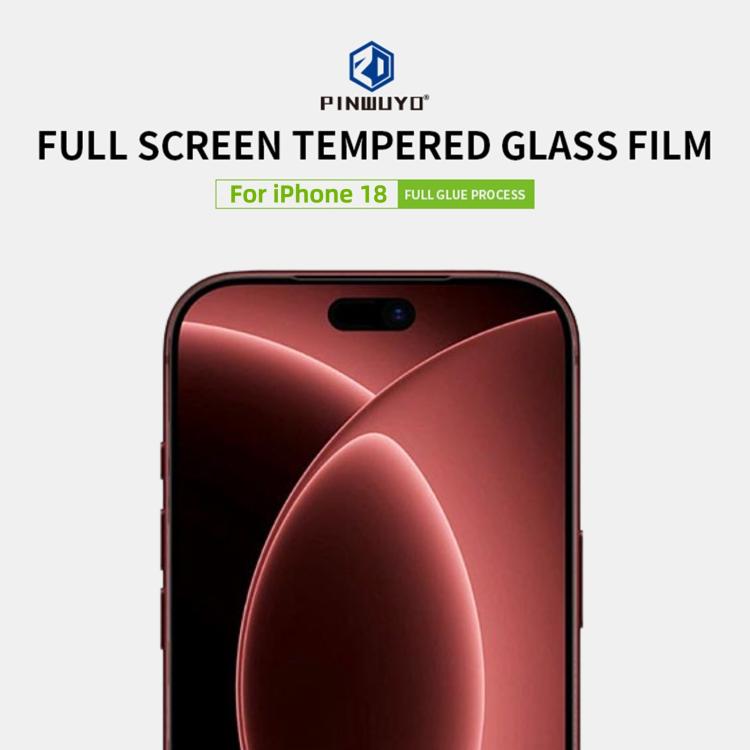 9H Full-Coverage Tempered Glass Screen Protector — iPhone 18 Pro