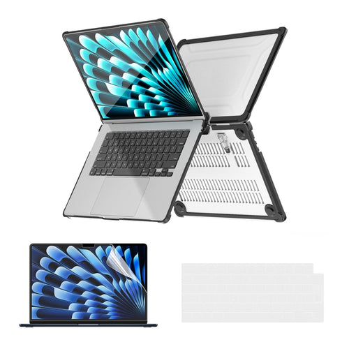 3-in-1 Bracket Case with Keyboard Film — MacBook (EU Layout)