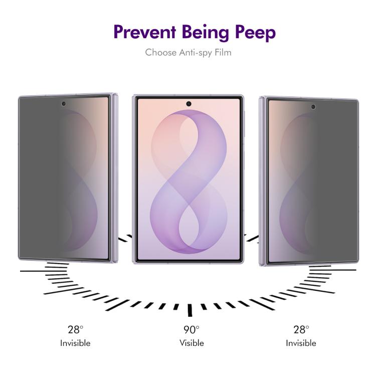 28° Anti-Peeping Privacy Film — Galaxy Z Fold8