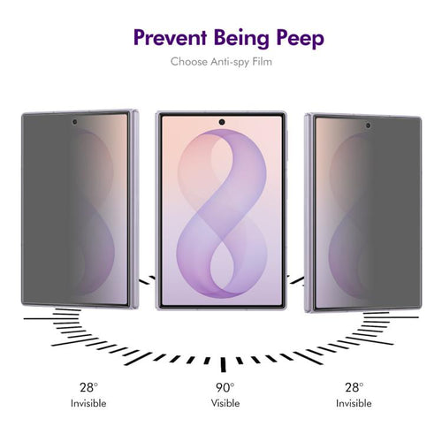 28° Anti-Peeping Privacy Film — Galaxy Z Fold8