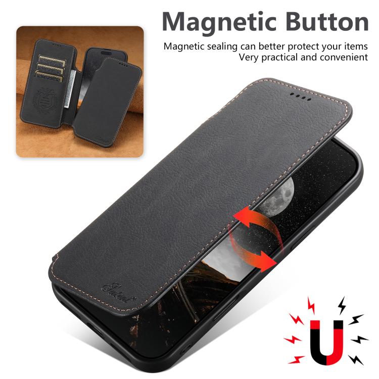 Retro Matte Leather MagSafe Case with Card Slots & Stand — iPhone 18 Pro