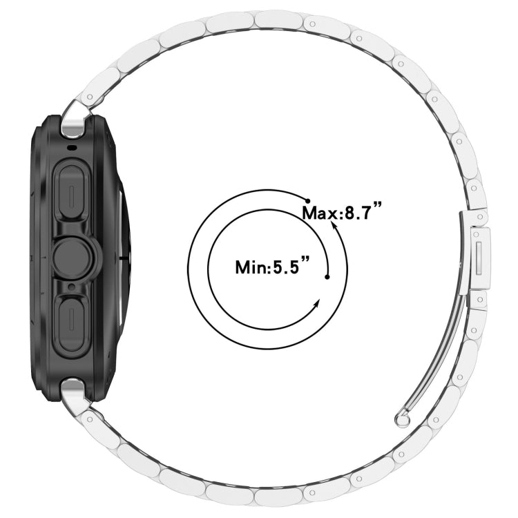 Stainless Steel Bead-Link Watch Band — Galaxy Watch Ultra