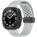 Magnetic Hole-Style Silicone Watch Band — Galaxy Watch Ultra