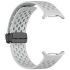Magnetic Hole-Style Silicone Watch Band — Galaxy Watch Ultra