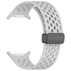 Magnetic Hole-Style Silicone Watch Band — Galaxy Watch Ultra