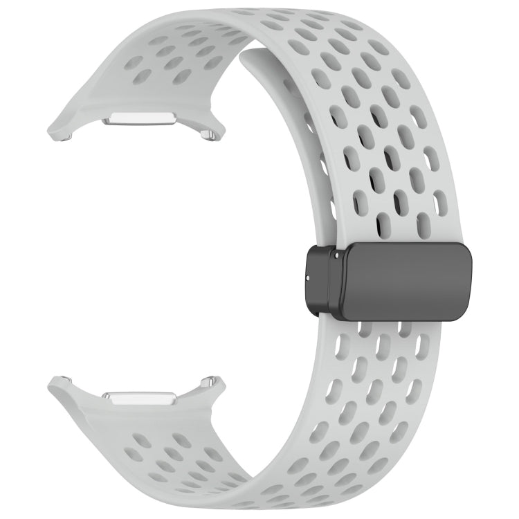 Magnetic Hole-Style Silicone Watch Band — Galaxy Watch Ultra