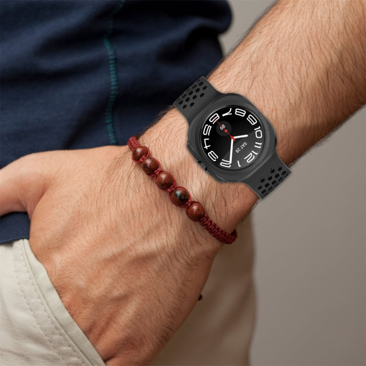 Magnetic Hole-Style Silicone Watch Band — Galaxy Watch Ultra