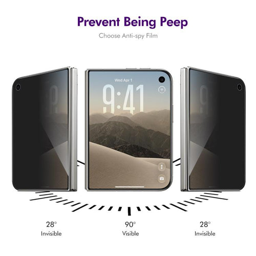 28° Anti-Peeping Privacy Film — iPhone 18 Pro