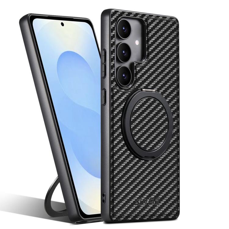 Carbon-Fibre Kickstand MagSafe Case — Galaxy S Series