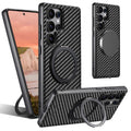 Carbon-Fibre Kickstand MagSafe Case — Galaxy S Series