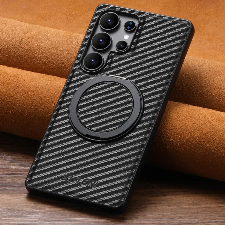 Carbon-Fibre Kickstand MagSafe Case — Galaxy S Series